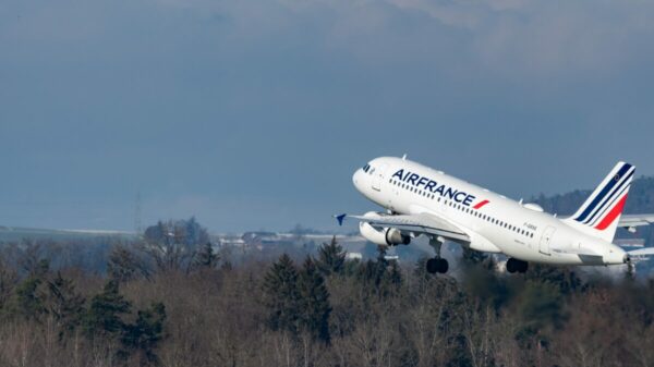 Image of Air France plane. The ASA has banned three adverts on the basis of greenwashing, including ads from Air France, Etihad and Lufthansa.