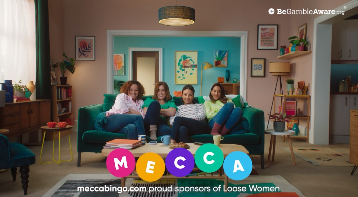Image from Mecca Bingo panel. Mecca Bingo is to become the leading sponsor of the multi-award winning ITV panel show Loose Women.