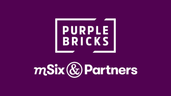Purplebricks logo. Purplebricks has appointed mSix&Partners as its newest buying agency, with plans to relaunch the online estate agency with a set of ‘free’ sellers propositions” this Boxing Day.