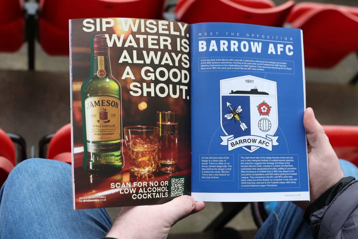 Jameson has partnered with the English Football League (EFL) to help encourage football fans to 'sip wisely' with a responsible drinking campaign.
