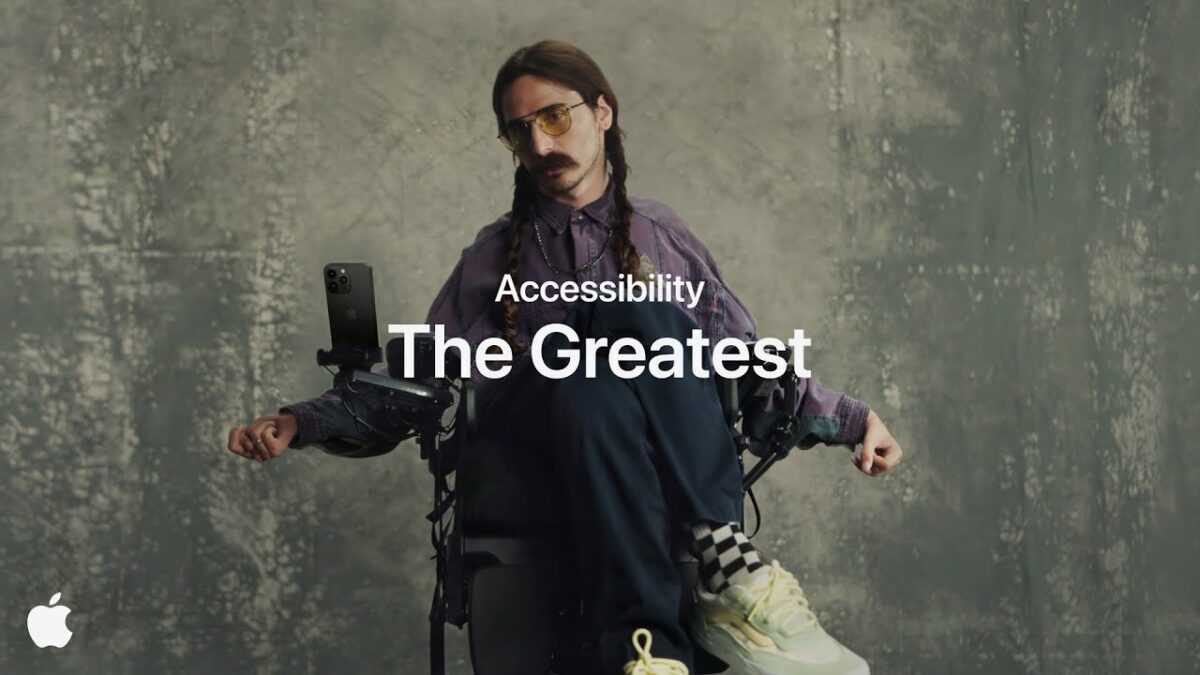 apple man in wheelchair