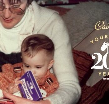 Cadbury 200 years advert featuring mother and baby. Cadbury has launched a mega Birthday campaign, featuring a touching film as well as  a range of supporting assets, all celebrating its 200 year relationship with the chocolate-loving British public.