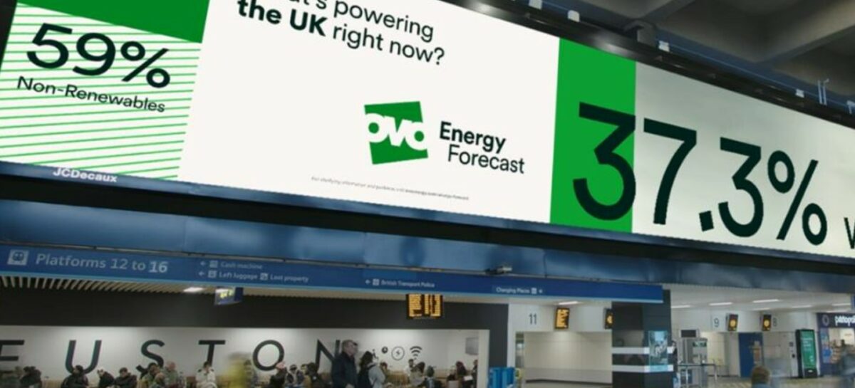 Dynamic OVO billboard. OVO unleashes insights on commuters with dynamic Euston billboard