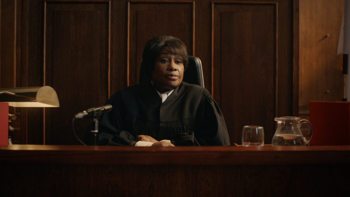 Snippet from courtroom drama. Gousto and Mother London have come together to create a courtroom- drama inspired blockbuster style campaign.