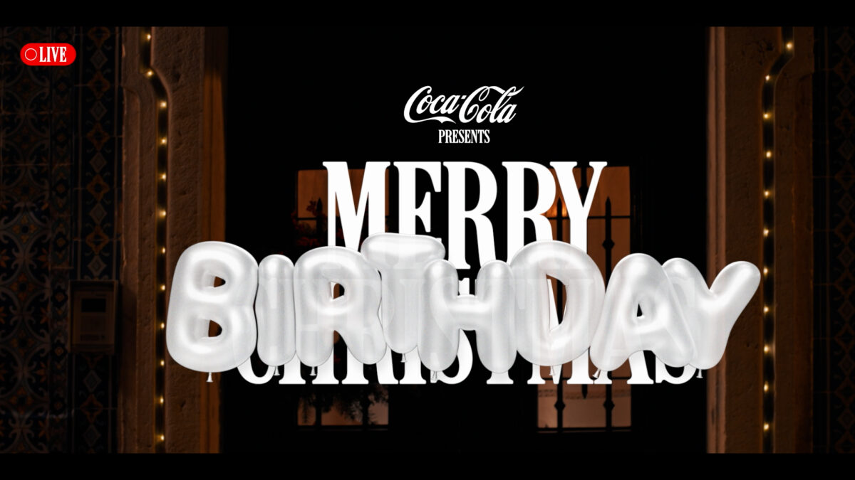 'Merry Birthday' balloons. Coca-Cola honoured those who's birthdays fell over the festive season with a creative stunt as part of its 'The World Needs More Santas' brand platform.