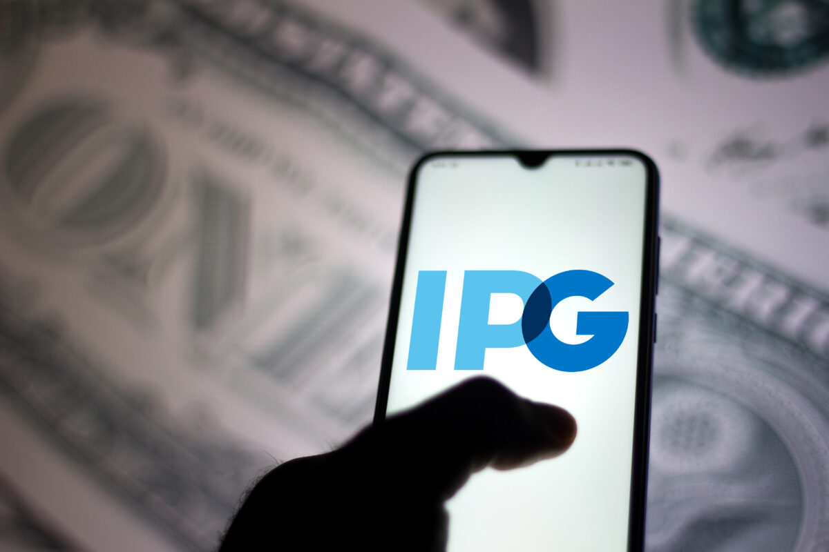 IPG logo. IPG has reported a dip in revenue in in 2023, as it announced its full year results, and shares plans to invest in £63m in AI.