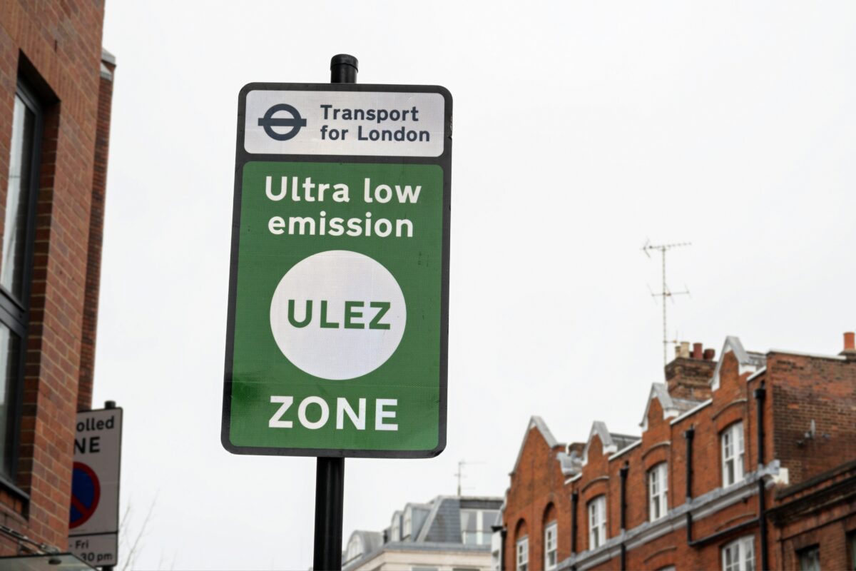 ULEZ sign. The Advertising Standards Association has upheld two out of six complaints made about recent TfL TV, radio and press adverts regarding Ulez.