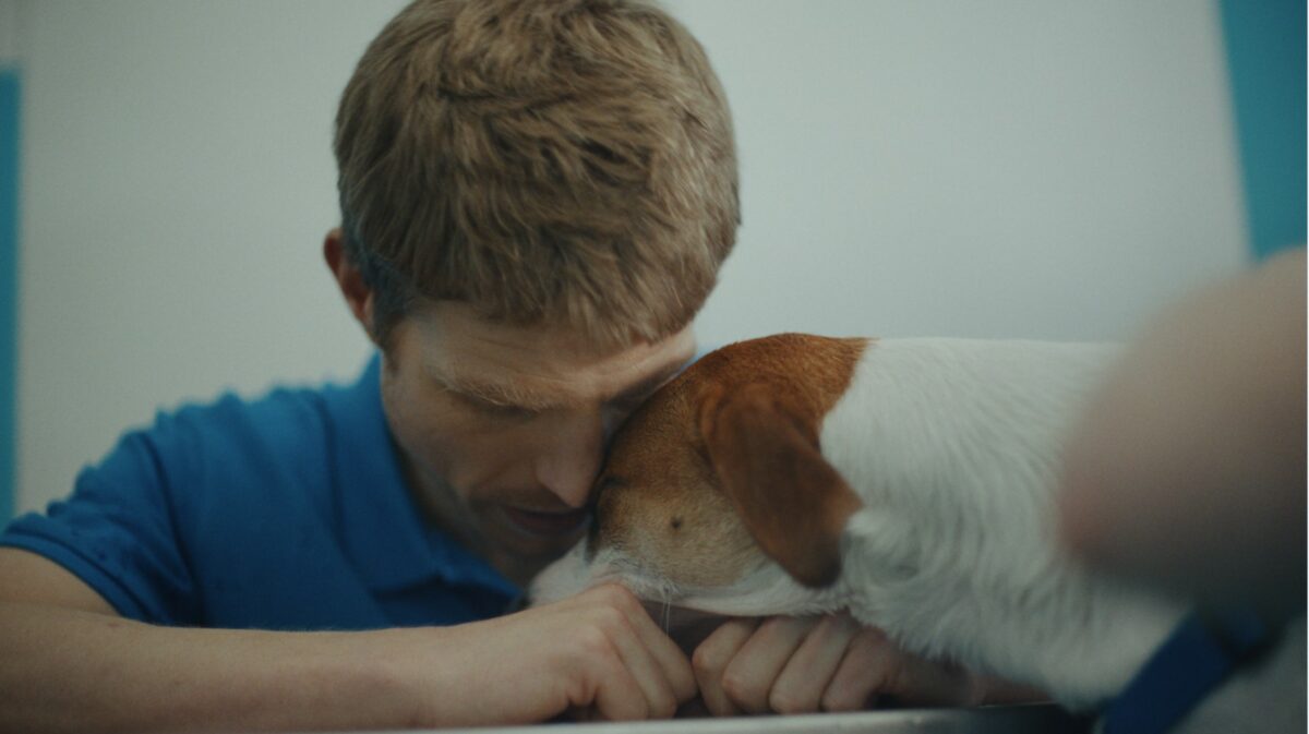 Still from Battersea Dogs & Cats Home ad. A new spot from Battersea Dogs & Cats Home tells the story of the bond between a member of staff and a new rescue dog, Lucy.