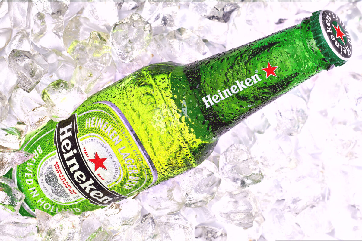 Heineken bottle being chilled. Heineken UK has appointed Rajeev Sathyes as its newest marketing director, after his predecessor Michael Gillane secured a new role as Heineken's director of commercial development, global brands, Europe.