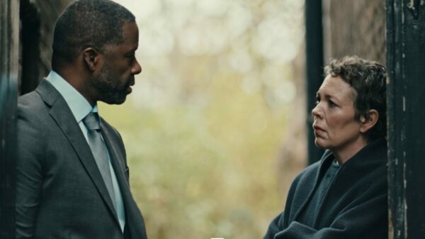 Olivia Colman and Adrian Lester in the trailer. Amnesty International is starring Olivia Colman and Adrian Lester in a new gritty trailer to shed light on the deterioration of rights in Great Britain.