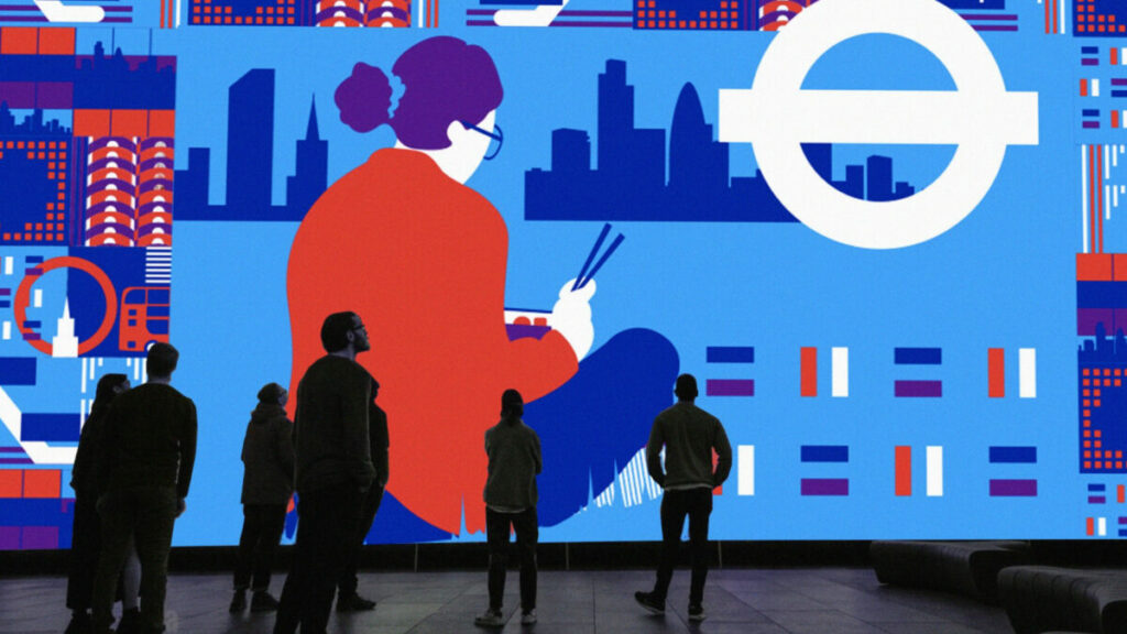 Tapestry campaign from TfL campaign focusing on diversity. TfL (Transport for London) has won a £1 million prize to be used to splash the brand across prestigious locations including the screens of the Outernet and The Evening Standard newspaper.