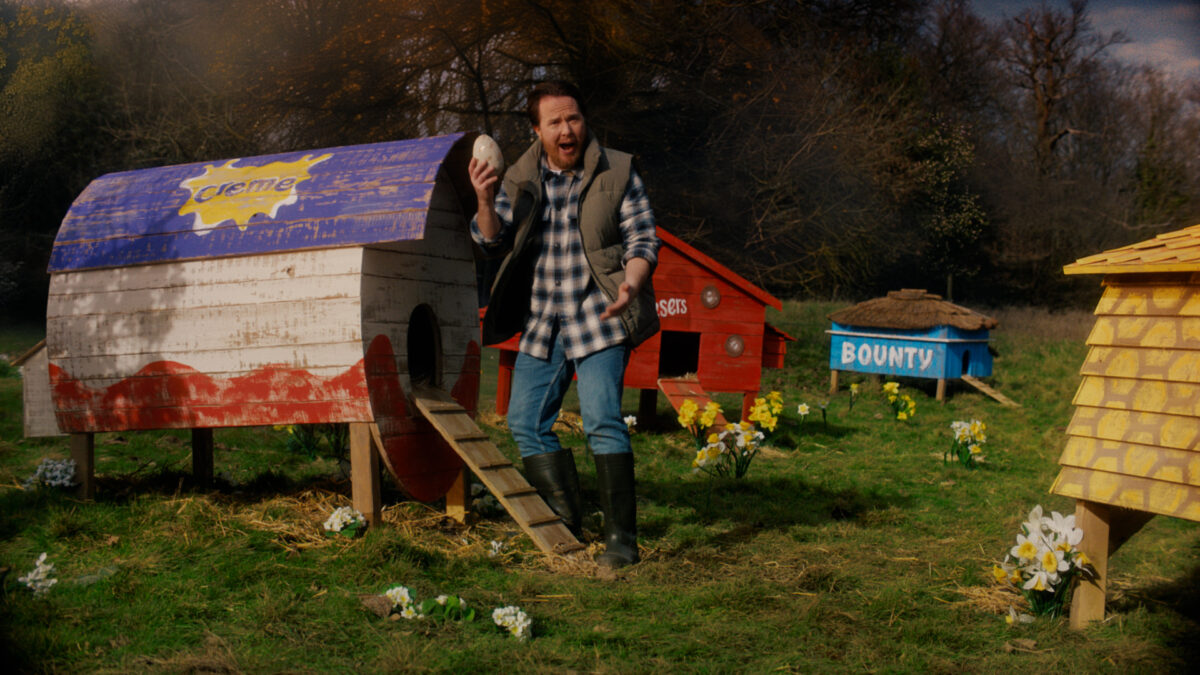 Asda's Easter campaign centres around a surreal farm where chickens lay chocolate eggs as well as a reality TV-inspired influencer activation.