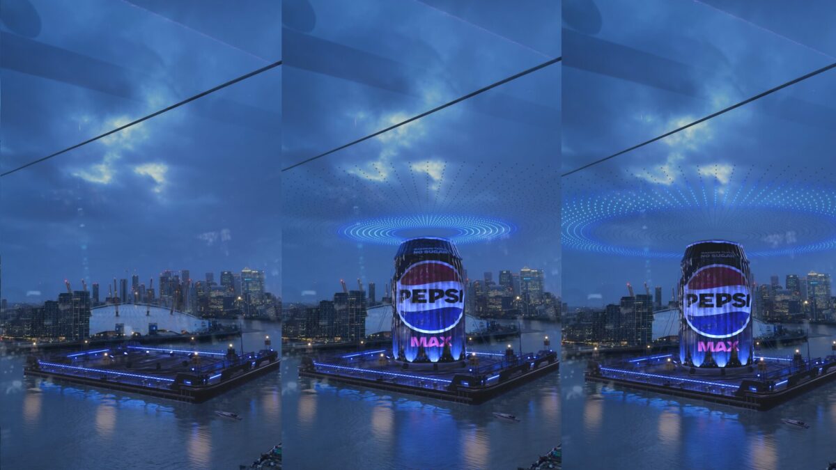 As part of the ongoing celebrations surrounding Pepsi's much-anticipated global rebrand, the brand has unveiled a giant activation in the Thames.