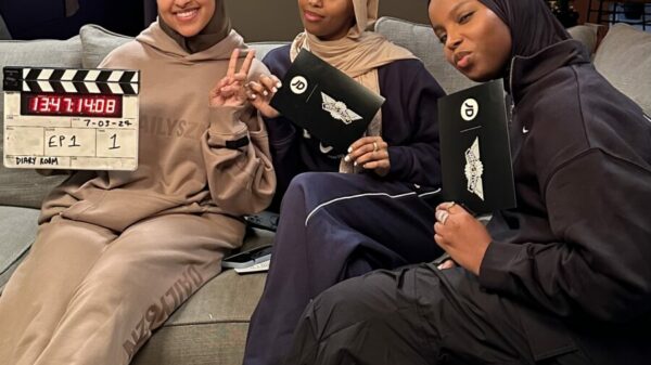 The Diary HQ trio posing on sofa. Fashion brand JD Sports and chicken shop Wingstop UK are collaborating to launch a new YouTube series featuring female YouTube trio Diary Room HQ, in an effort to meet the taste needs of the businesses' youthful audience.