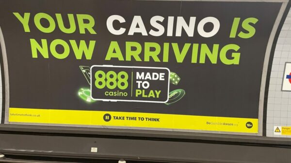 888.com is set to withdraw some of its UK ads after facing accusations that its out-of-home posters on the TfL network appear to 'trivialise' gambling.