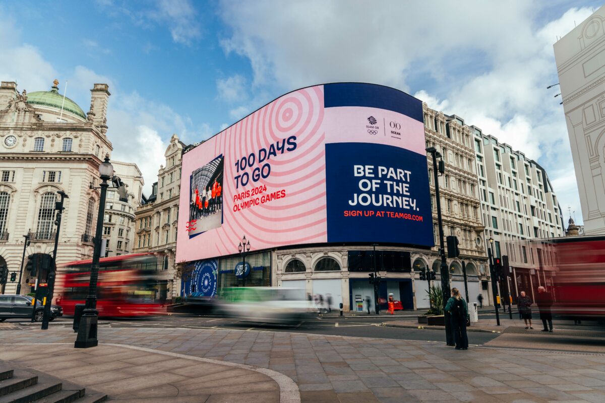 Team GB athletes are appearing in a nation-wide out-of-home campaign to celebrate the 100-day countdown to this summer's Paris Olympic games.