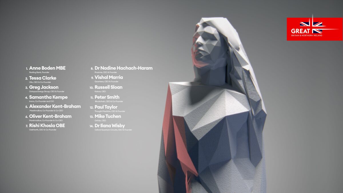 A 3D art installation has been created to throw a spotlight on the UK tech sector in the latest iteration of the 'Unicorn Kingdom' campaign.