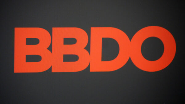 BBDO logo, the letters BBDO in striking red on a black background. BBDO Worldwide chief creative officer David Lubars is set to retire at the end of this year, with Chris Beresford-Hill set to step into his role. 