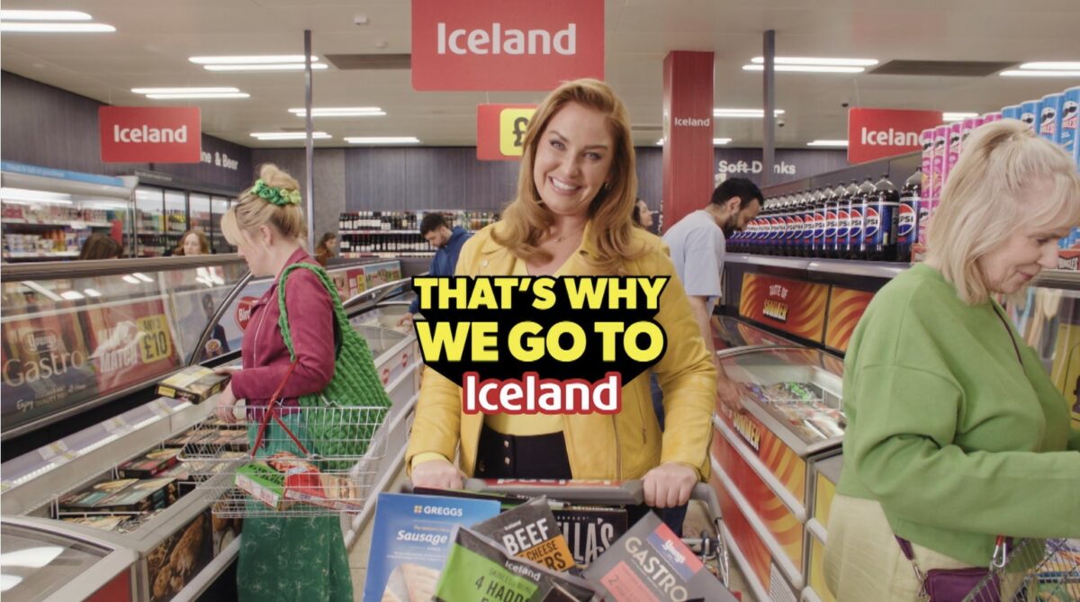 Frozen food retailer Iceland signs TV personality Josie Gibson (a mum) to tell everyone that the supermarket is "not just for mums".