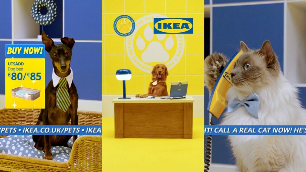 Ikea is launching its new pet range in a TikTok live livestream broadcast which will see cats and dogs demonstrate the new products.