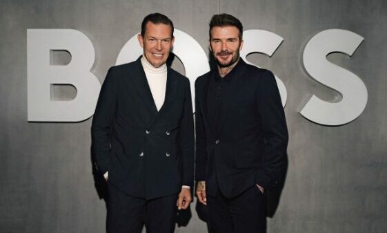 Hugo Boss has partnered with David Beckham for a global, multi-year design collaboration across its Boss Menswear brand.