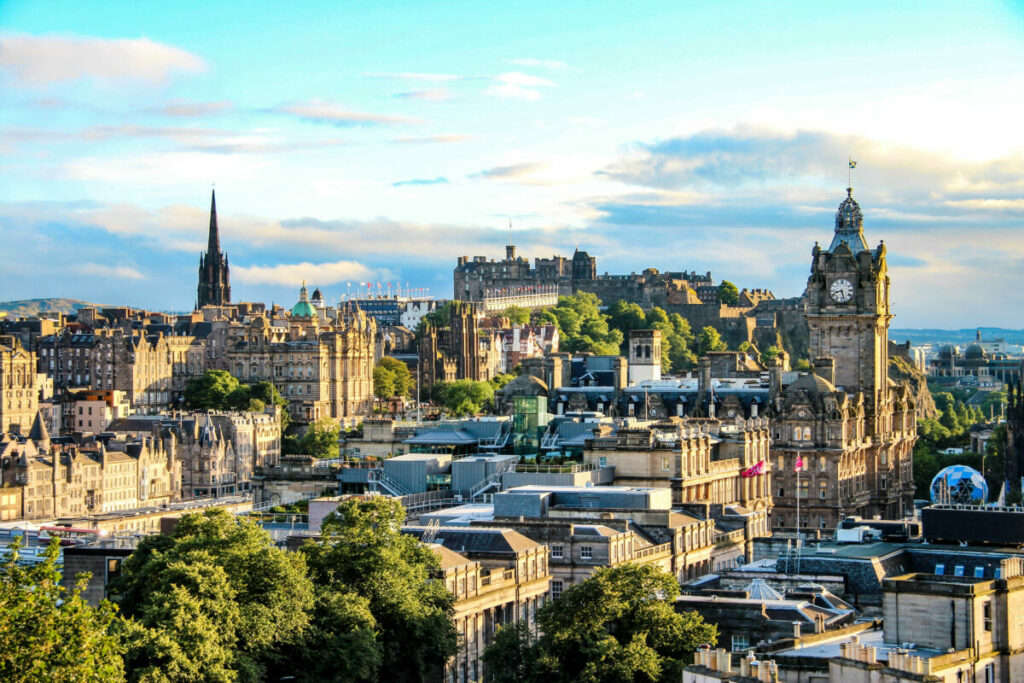 Image showing the city of Edinburgh with its picturesque buildings and greenery. Edinburgh Council has banned SUV and cruise ship ads amid a climate crackdown, with the council saying the promotion of such products is "incompatible" with net-zero objectives.
