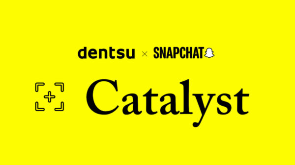 Snap and Dentsu new branding for partnership. Snap Inc and Dentsu have partnered in order to share advancements in AI and augmented reality to enhance performance advertising, in an arrangement entitled 'Catalyst'.