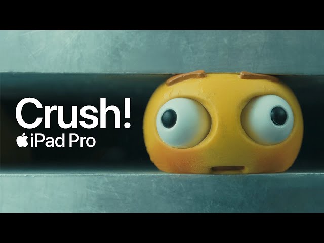 Apple is facing a furious adland backlash over its latest ad for the iPad Pro that sees a range of creative items crushed by a hydraulic press.