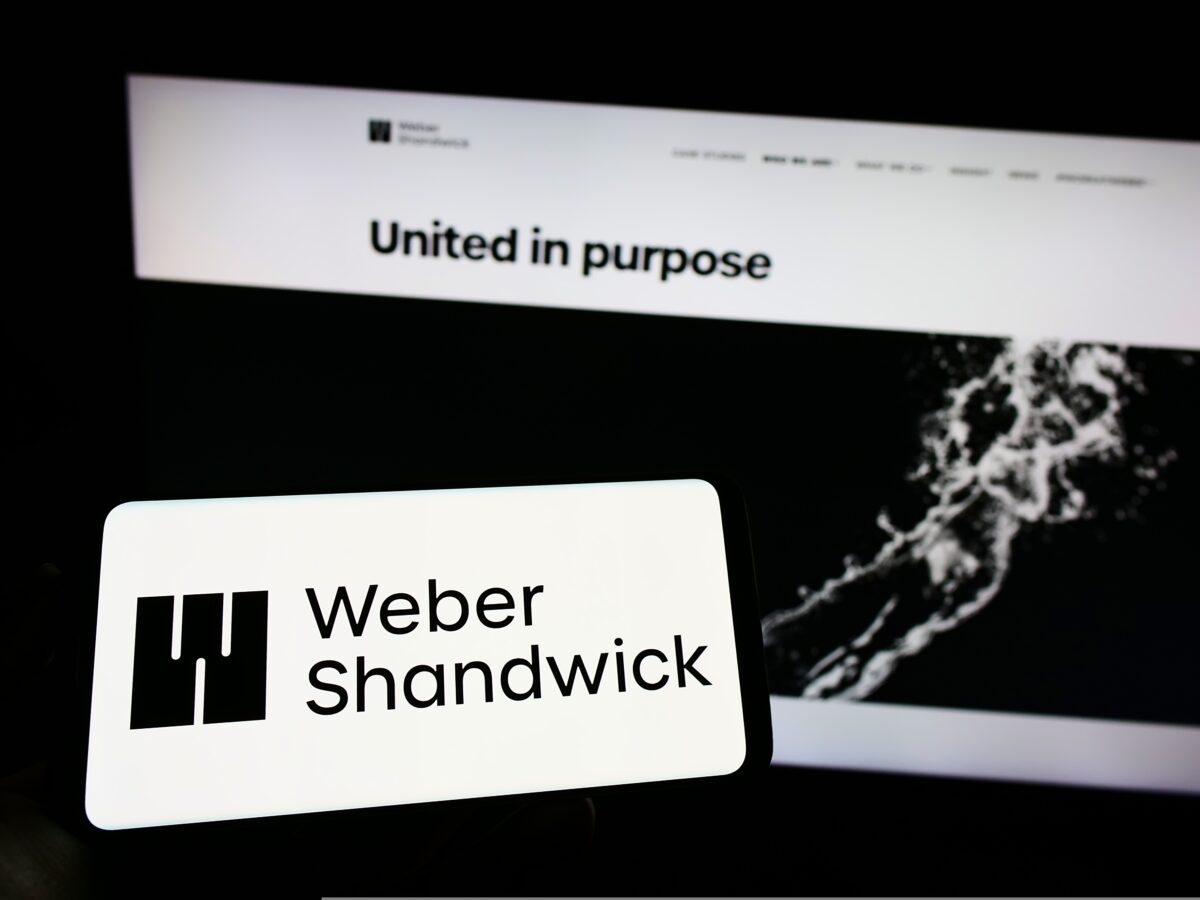 Image showing Weber Shandwick branding online. Communications agency Weber Shandwick has appointed a new chief creative officer to help bolster the agency's overall creative vision and execution.