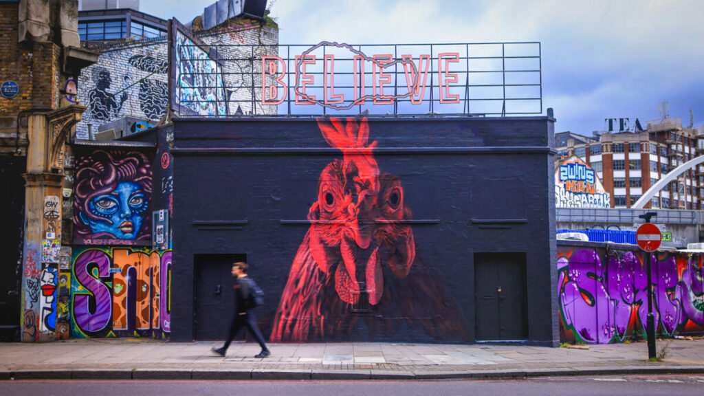 KFC fans are told to 'Believe in Chicken', as the fast food chain lays a series of (perfectly seasoned) breadcrumbs to tease its new brand campaign.