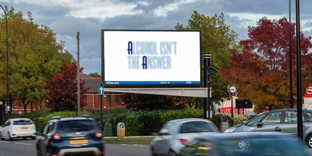 Alcoholics Anonymous has kept AA front and centre in its campaign aimed at supporting those struggling with their relationship with alcohol.