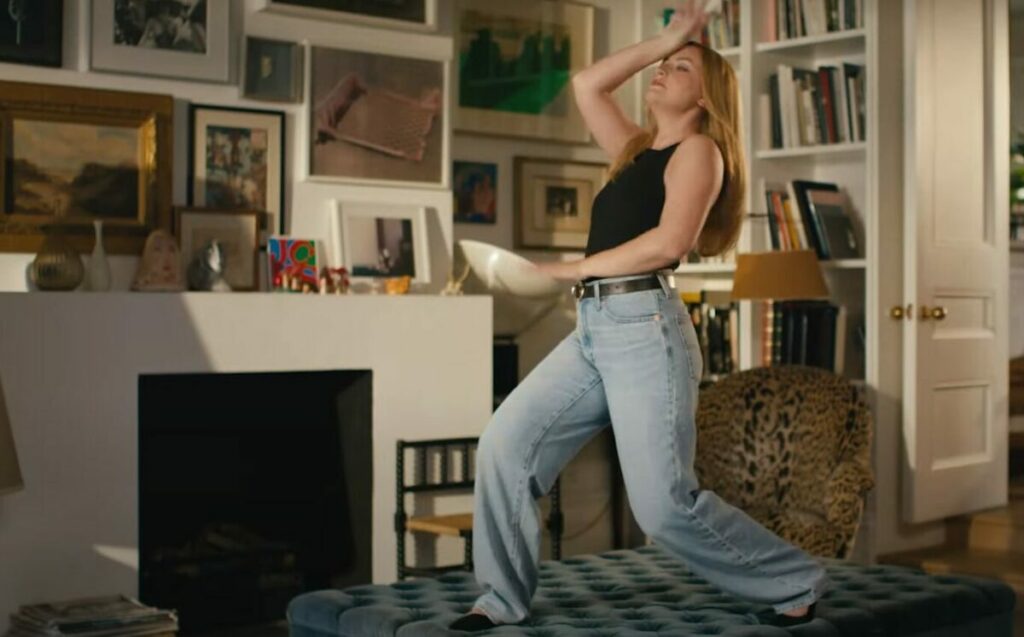 Levi's captures Chicken Shop Date host Amelia Dimoldenberg as she shimmies through her house from morning to night, in its latest ad.
