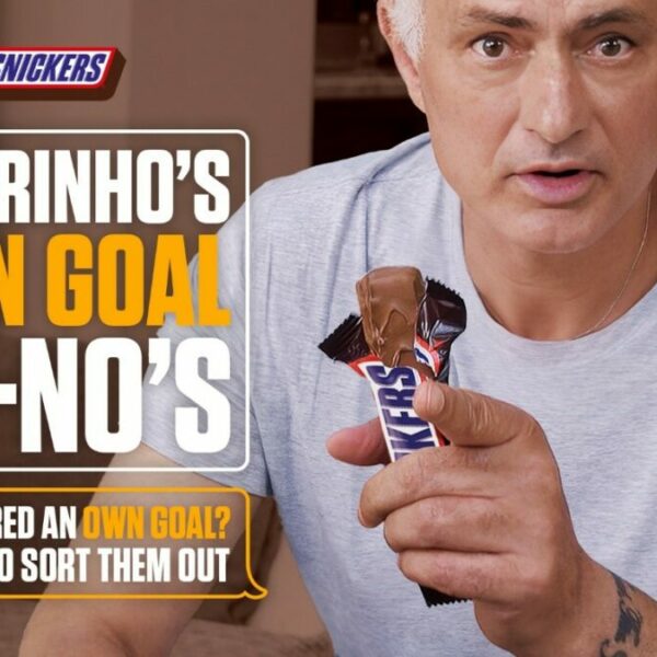 Snack bar brand Snickers has teamed-up with former Chelsea and Manchester United manager José Mourinho's AI-generated clone to coach fans.
