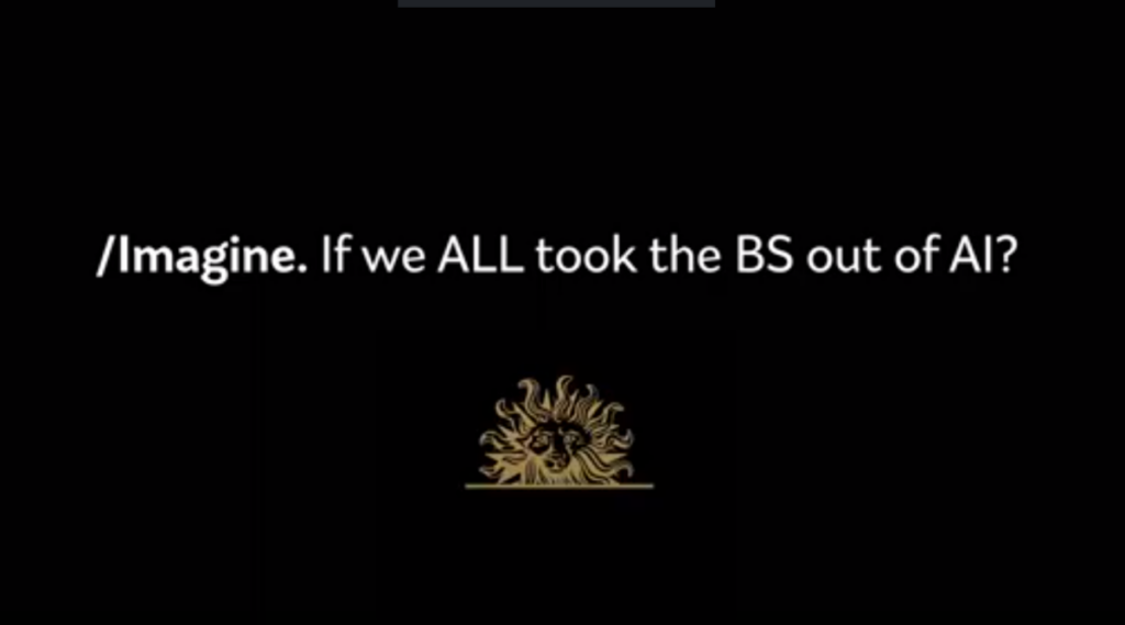 Publicis is sharing a new bot in a move which takes a stand against artificial intelligence 'BS' at the Cannes Lyons Festival of Creativity this year.
