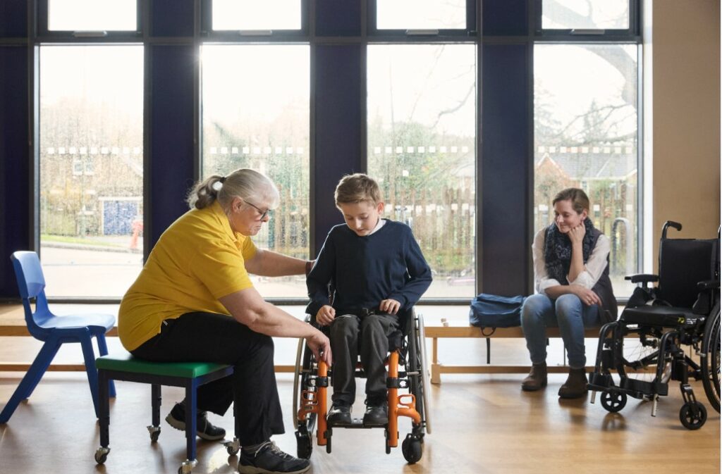 Eleven-year-old Jasper Thornton-Jones from Reigate, Surrey tries out a brand new orange wheelchair which allows him more independence, all with the support of Whizz Kidz. The UK's leading charity for young wheelchair users Whizz Kidz has marked the final stage of its brand refresh with a new 60-second spot.