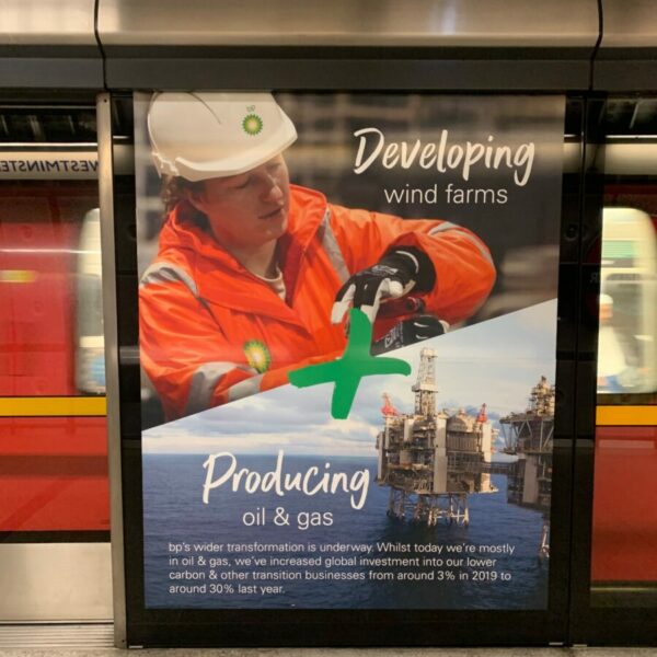 Hundreds of fossil fuel ads have run on the TfL network in the six years since Sadiq Khan's pledge to make London net zero by 2050.