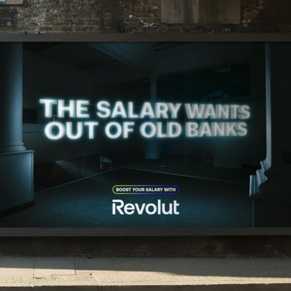 Revolut is encouraging customers to switch accounts from old banking systems by personifying the 'salary' and asking people to look after it.