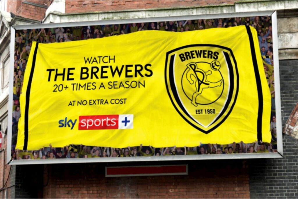 Sky is promoting the launch of Sky Sports+ with a hyper-localised out-of-home campaign that showcases how the service has been built for fans.
