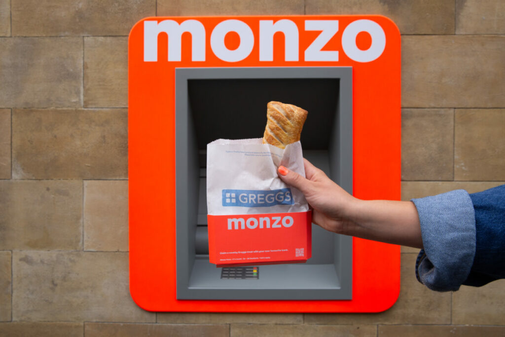 In a fresh stunt, Greggs joined forces with Monzo to create a sausage roll dispensing cash machine in its city of origin, Newcastle.