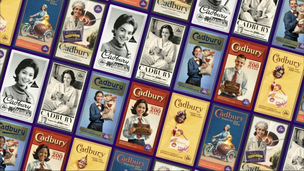 Cadbury has harnessed the power of AI to let the public star in a celebratory campaign that spotlights its extensive advertising heritage