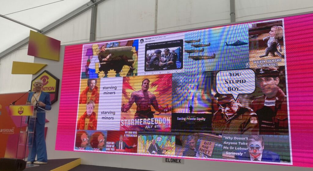 Ben Golik speaking about the role of posters in politics ahead of election. It's election day, we've seen our fair share of political posters over recent weeks. But which will survive the test of time? Speaking at Mad//Fest Uncommon's Ben Golik highlighted what makes a political poster powerful.