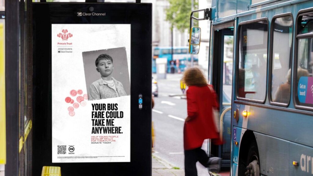 Clear Channel is celebrating the 20th anniversary of its partnership with The Prince's Trust through a nationwide outdoor campaign.