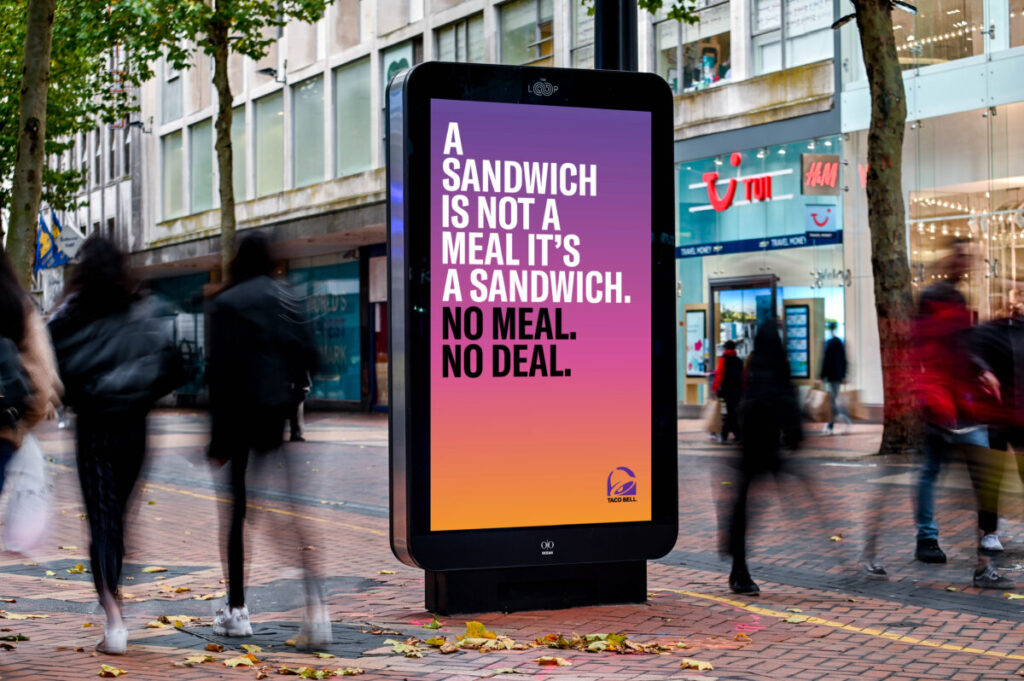 Taco Bell is challenging Britons to break free from the traditional meal deal status quo by switching up their tired old lunchtime habits.