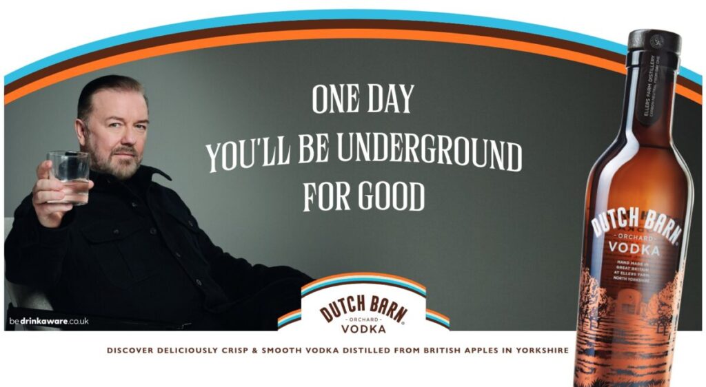 Ricky Gervais-backed Dutch Barn Vodka is unveiling a refreshed brand identity as part of a new campaign designed to drive awareness.