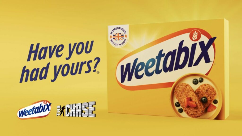 Weetabix has struck gold with a lucrative deal to partner ITV's quiz show 'The Chase', with a series of spots to appear during the final ad break.