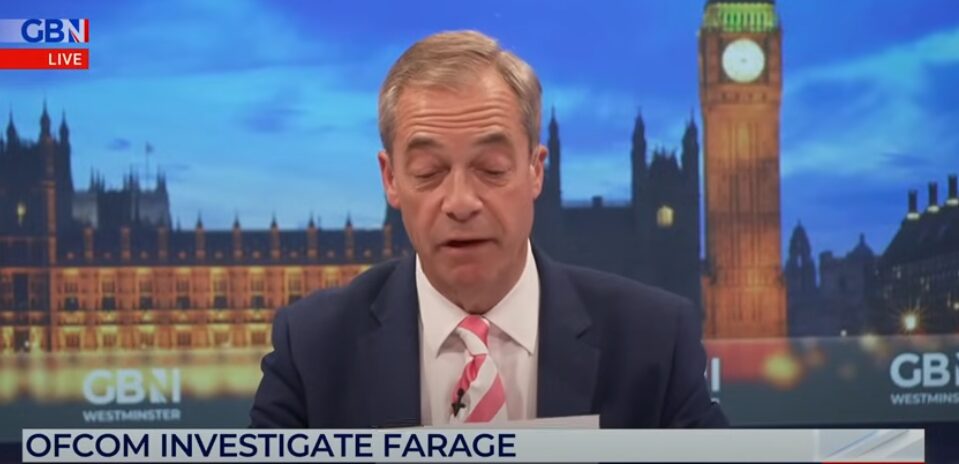 Nigel farage speaking on GB News. GB News is reportedly keeping its eyes peeled on Elon Musk's decision to sue brands who have boycotted the platform X in the wake of an antisemitism scandal.