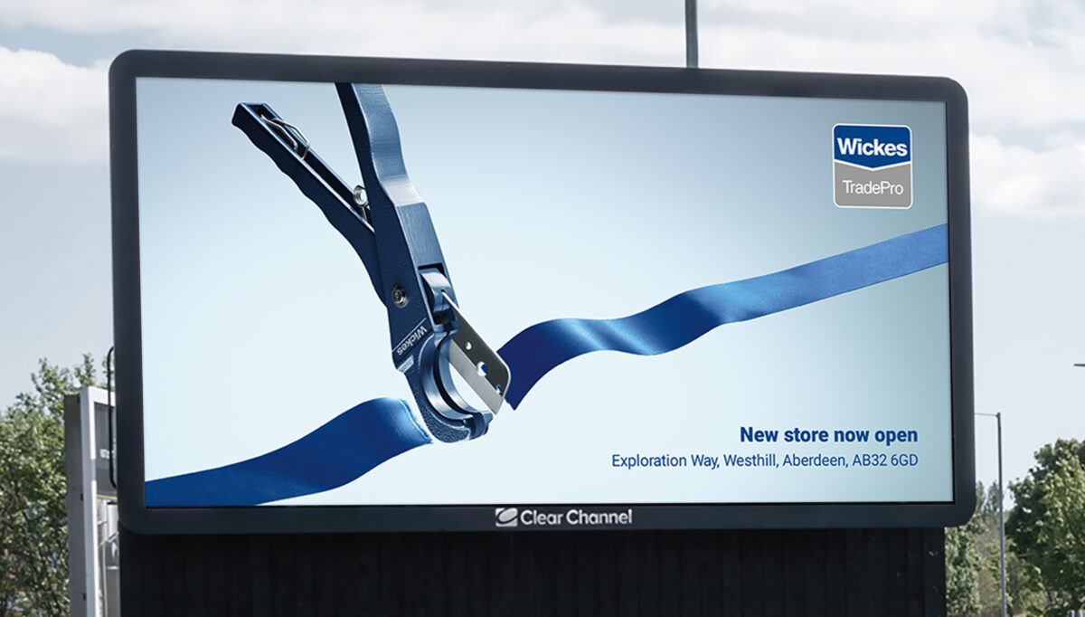DIY, home improvement and hardware retailer Wickes is celebrating a spate of new store openings with a fully customisable OOH campaign from St Luke's.