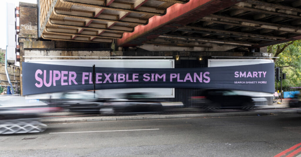 Smarty, the SIM-only mobile network owned by Three UK, has launched a new special build campaign, featuring stretchable 2D and 3D ads.