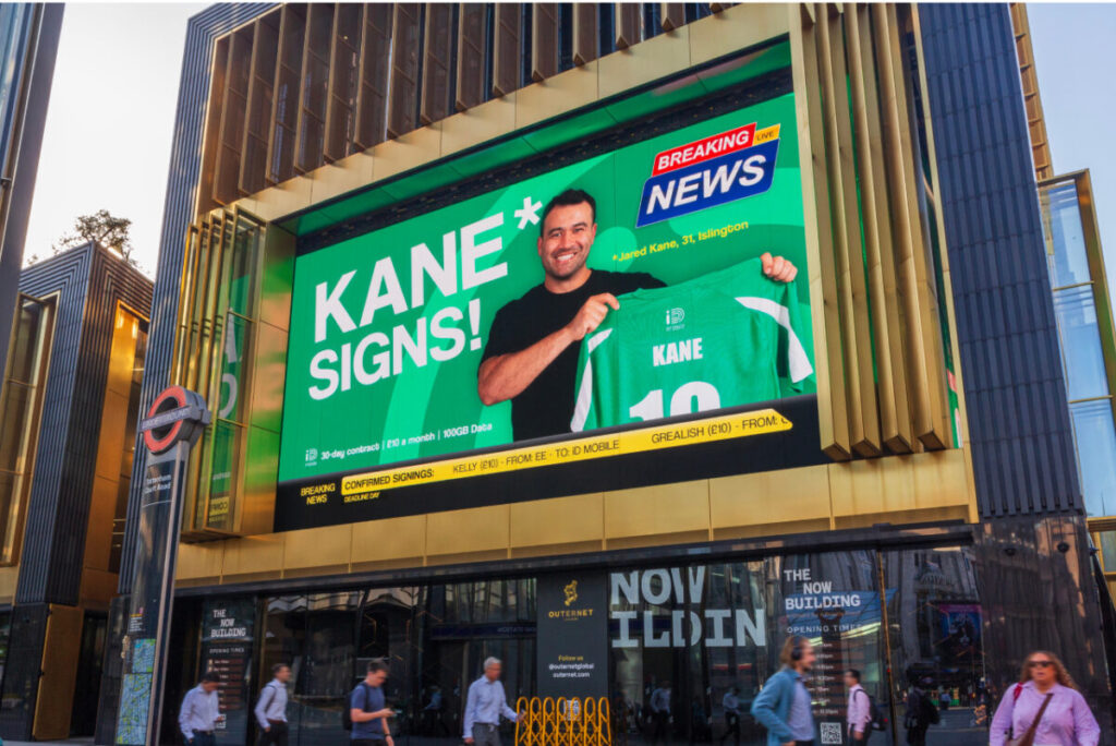 ID Mobile has leant in to the breathless excitement of football's transfer deadline day over the weekend with a cheeky dig at its rivals.