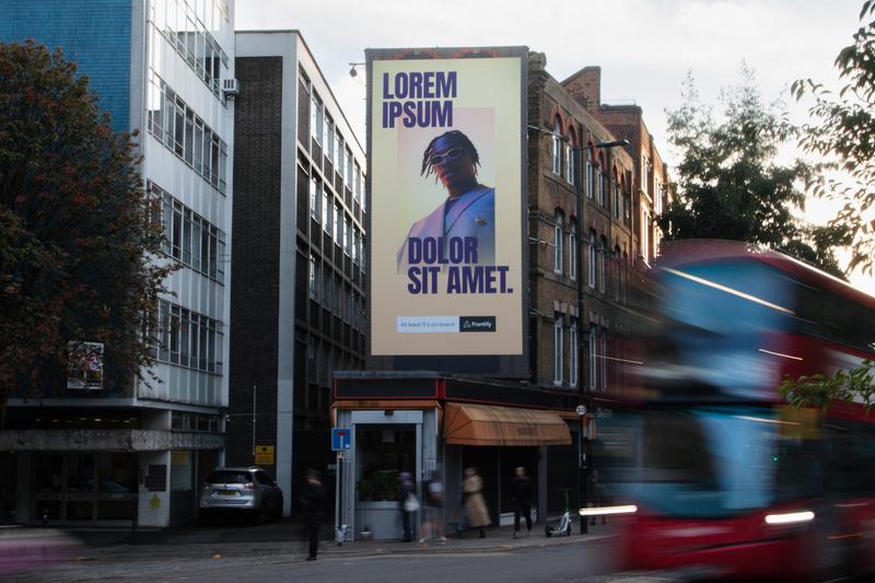 Frontify is taking on meaningless branding by getting its first-ever billboard campaign deliberately wrong in a bid to to spark conversations